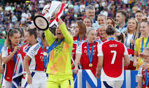 Arsenal derrota al Barcelona y gana la Champions femenil