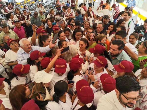 Encabeza Sheinbaum Asamblea de Salud Casa por Casa en San Luis Potosí