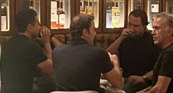 Captan al clan de los Yunes en un lujoso bar de Madrid