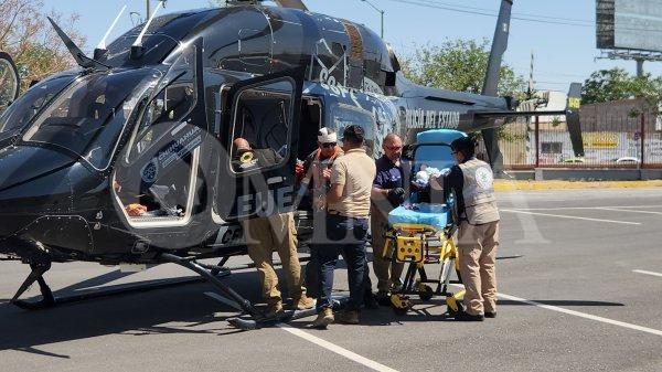 Trasladan de emergencia a recién nacido con problemas respiratorios desde Ciudad Juárez