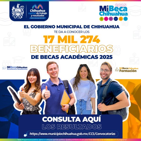 Este domingo publicará Municipio resultados de becas de Excelencia Académica y Formación