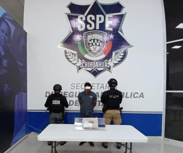 Detiene SSPE a sujeto por agresión con arma blanca en la zona Centro de Ciudad Juárez
