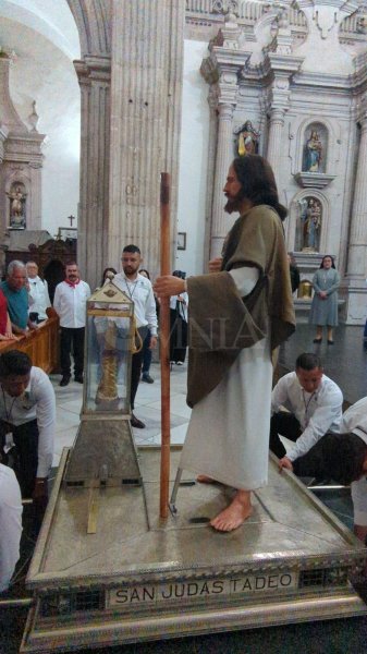 Invitan este domingo 8 de junio a la recepción de las reliquias de San Judas Tadeo en la Basílica de Guadalupe