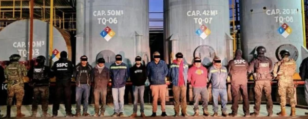 Aseguran 250 mil litros de 