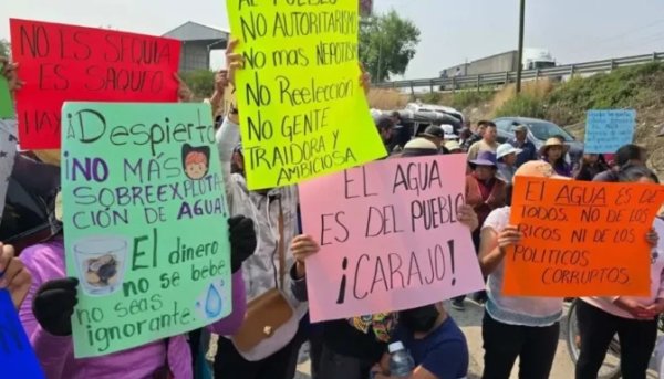 Comienza intimidación armada contra defensores del agua