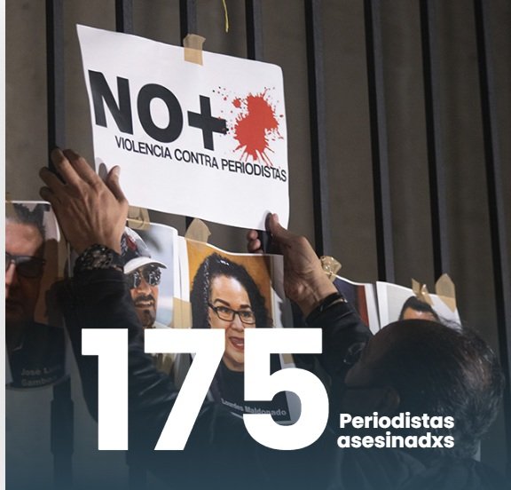 Ofrenda a periodistas asesinados en 2025: Exigimos un alto a la impunidad en los crímenes contra la prensa