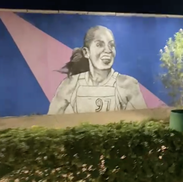Murales del Manuel L. Almanza rinden homenaje a atletas chihuahuenses, pero sin nombres que los identifiquen