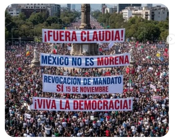 Sheinbaum  preocupada por las movilizaciones; la revocación de mandato sería un balazo en el pie: Daniela Álvarez