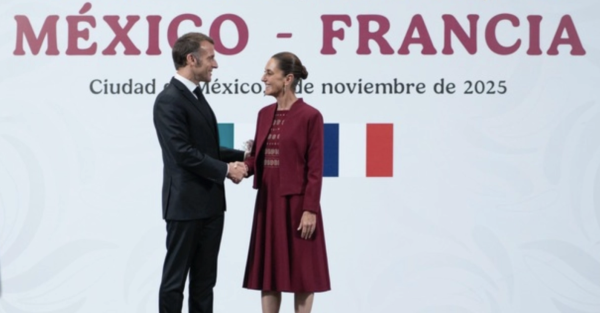 Macron invita a Sheinbaum a visitar Francia en 2026