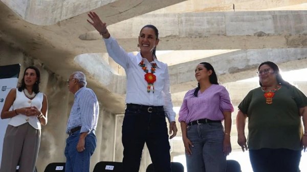 Mi equipo de seguridad son 10 compañeros de “ayudantía”: Sheinbaum