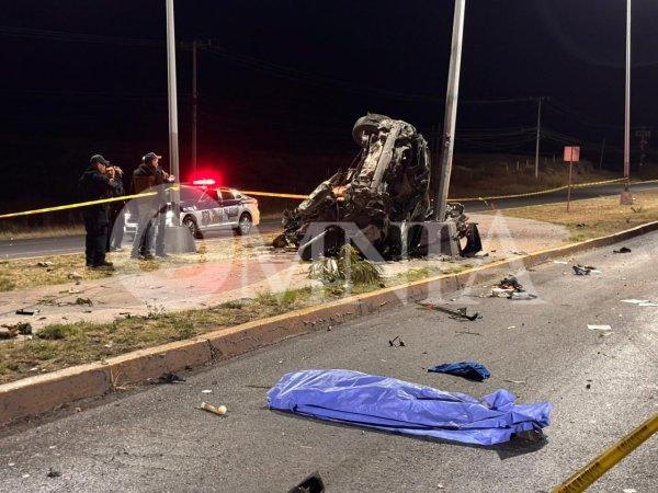 Dos muertos en fatal accidente sobre la carretera Chihuahua–Juárez
