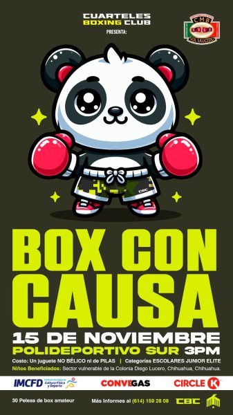 Invita Municipio a la función “Box con Causa” el próximo 15 de noviembre