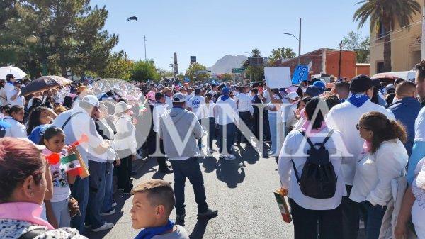 Galería: Concentra miles de personas la “marcha del relanzamiento del PAN” en Chihuahua; cierran calles