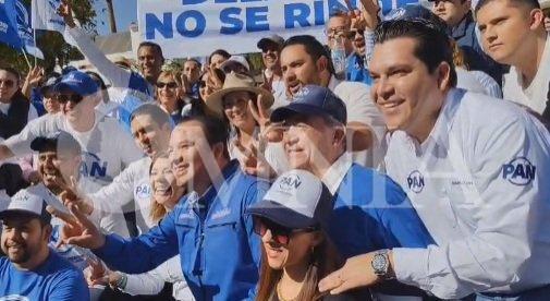 Jesús Valenciano encabeza la militancia de Delicias en el Relanzamiento del PAN Estatal