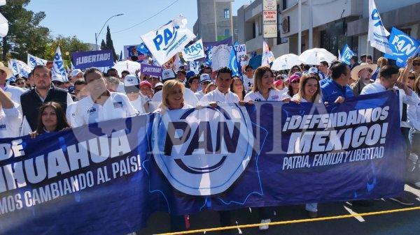 Video: ¡Chihuahua no se rinde! Acción Nacional retoma las calles con una marcha histórica por la defensa de México