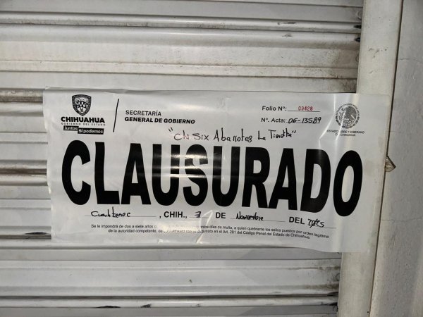 Realiza Gobernación Estatal 380 inspecciones y clausura 24 establecimientos durante la última semana