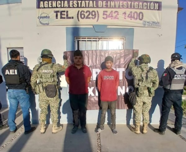 Detiene Célula BOI a dos presuntos homicidas en Jiménez