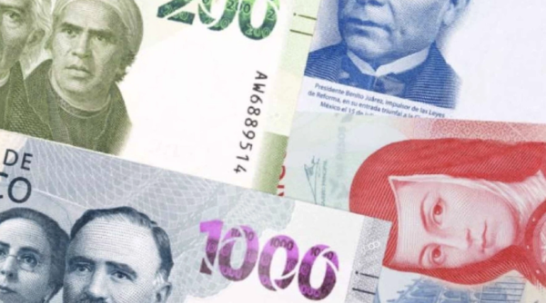 Peso mexicano inicia la semana con ganancias contra el dólar; mejora sentimiento en el mercado