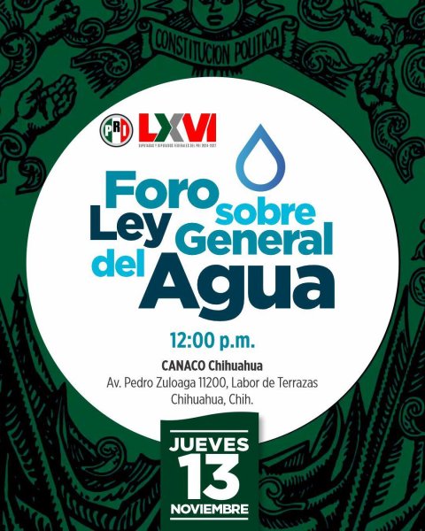 Memo Ramírez estará en foro del agua que convoca el PRI con Moreira