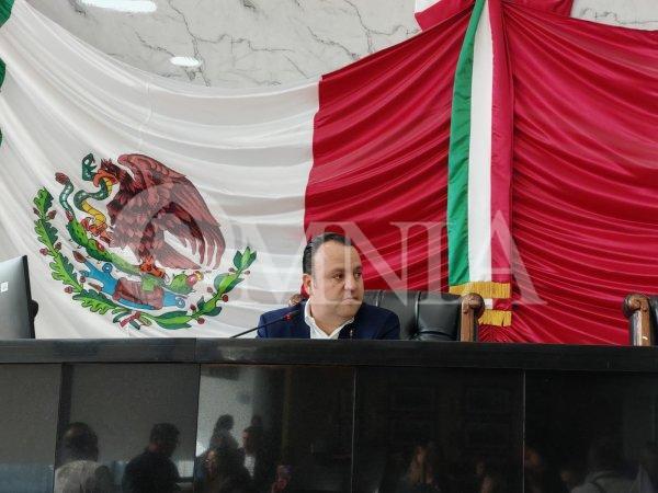 Se suma presidente del Congreso a marcha en contra el aseisnato de Carlos Manzo