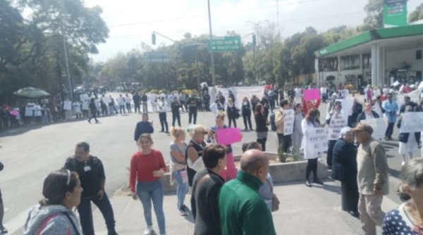 Con bloqueo en Tlalpan, exigen más recursos para el Instituto Nacional de Cancerología