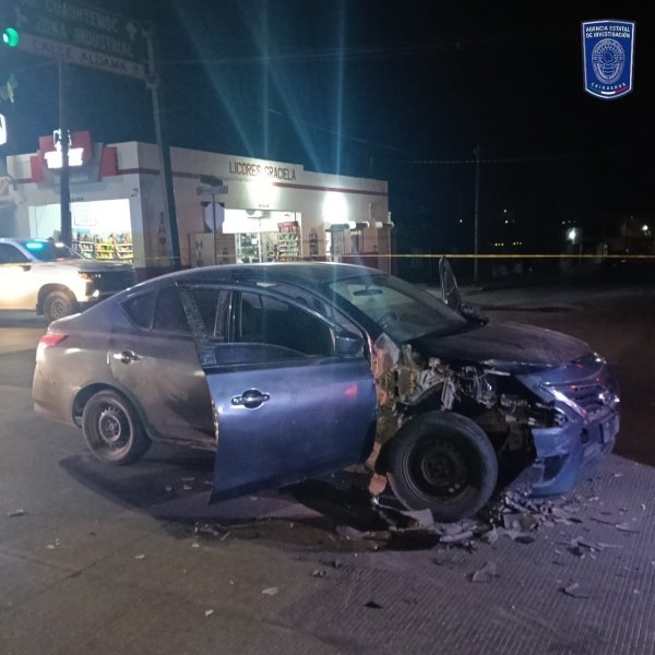 Asegura AEI automóvil robado tras reporte de disparos y una persona herida, en Anáhuac