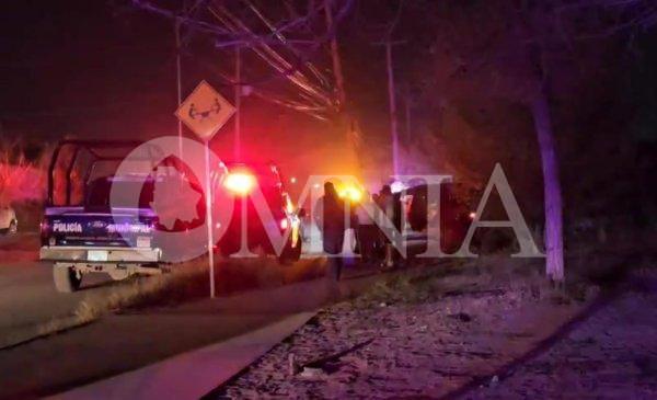 Persecución termina en choque contra poste en el suroriente de Ciudad Juárez