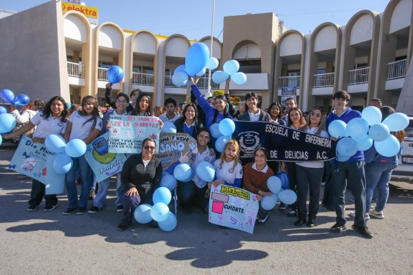 Promueven conciencia sobre la diabetes con caminata por las calles de Delicias