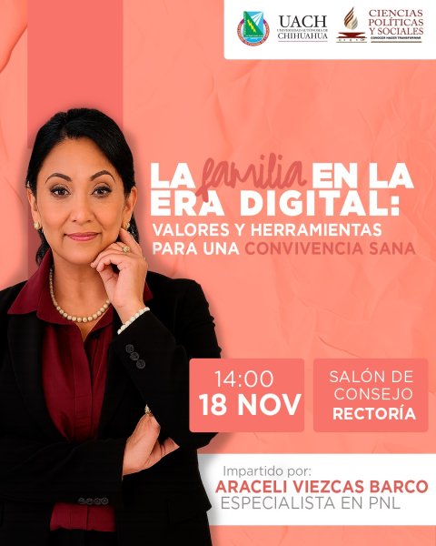 Impartirá Araceli Viezcas conferencia sobre la familia en la era digital