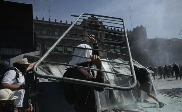 Más de 120 heridos, saldo de manifestación en CDMX