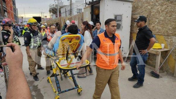 Trabajador cae de andamio tras incendio provocado por chispas de soldadura en la Torre Centinela, en Ciudad Juárez
