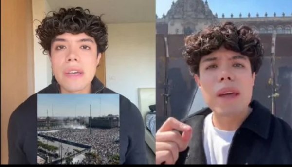 Ed Andrade, influencer señalado por recibir pago del PAN para apoyar la marcha de la Generación Z