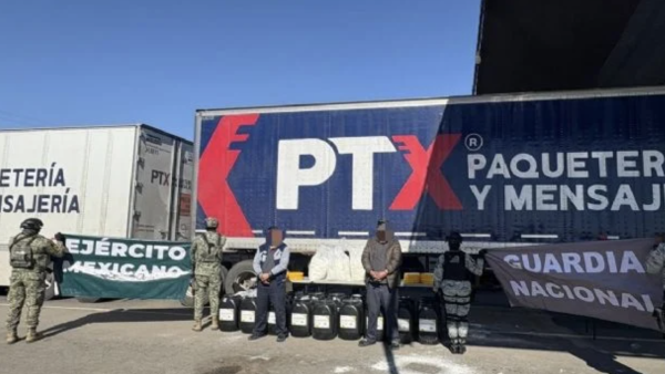 Gabinete de Seguridad asegura 300 kilos de metanfetaminas en San Luis Río Colorado