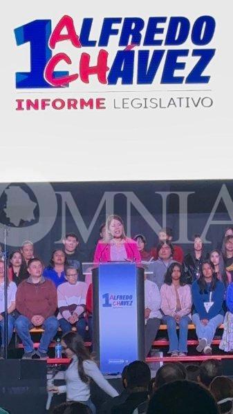 Destaca Daniela Álvarez la cercanía permanente de Alfredo Chávez con la ciudadanía como legislador
