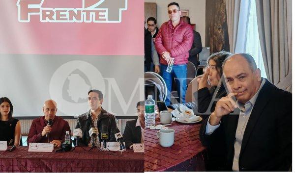 Apadrinan Marco Quezada y Omar Holguín a Miguel LaTorre como coordinador del Frente4T
