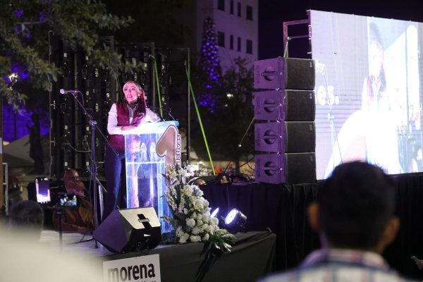 Diputada Brenda Ríos rinde su Primer Informe Legislativo ante cientos de chihuahuenses en Plaza de Armas