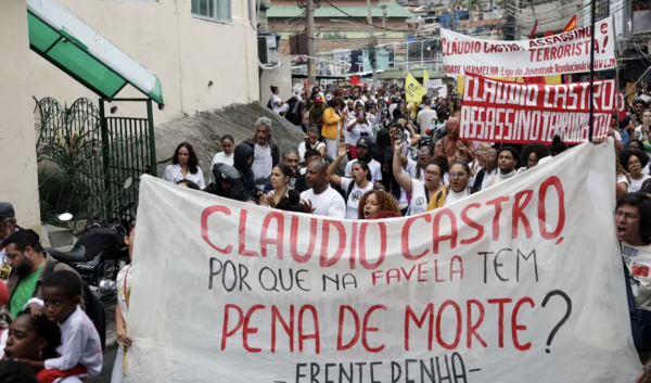 Miles de personas protestan en Río de Janeiro por la operación policial que dejó 120 muertos