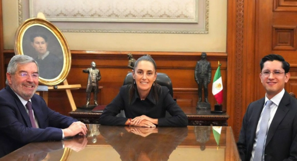Sheinbaum propone a Velasco para Cancillería tras anuncio de salida de Juan Ramón de la Fuente