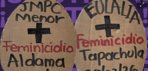 Chiapas registró seis feminicidios en marzo; la cifra más alta en los últimos años en la entidad