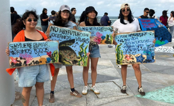 El mar es un ente vivo: veracruzanos exigen transparencia tras derrame de hidrocarburos en el Golfo de México