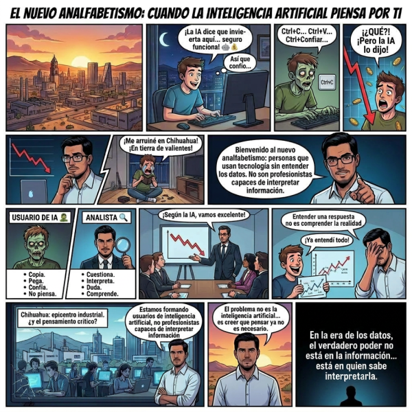 El nuevo analfabetismo: saber usar inteligencia artificial sin entender los datos