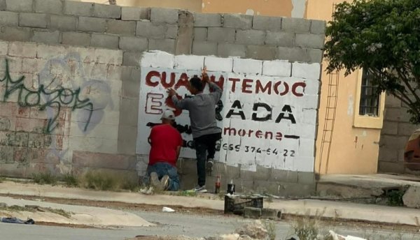 Cuauhtémoc Estrada señala que pintas de casa de enlace en el distrito VIII son un derecho