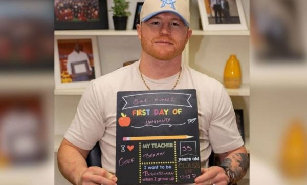 Saúl ‘Canelo’ Álvarez da un giro fuera del boxeo y entra a la universidad