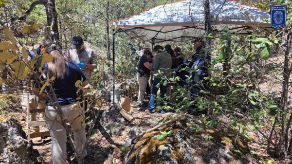 Hallan durante rastreo en Bocoyna, restos con alteración térmica