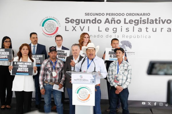Productores de frijol de Chihuahua exigen desde el Senado justicia para el campo