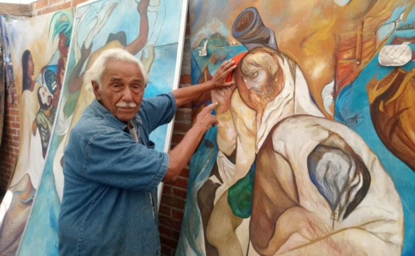 Fallece a los 99 años Melchor Peredo García, el último muralista mexicano