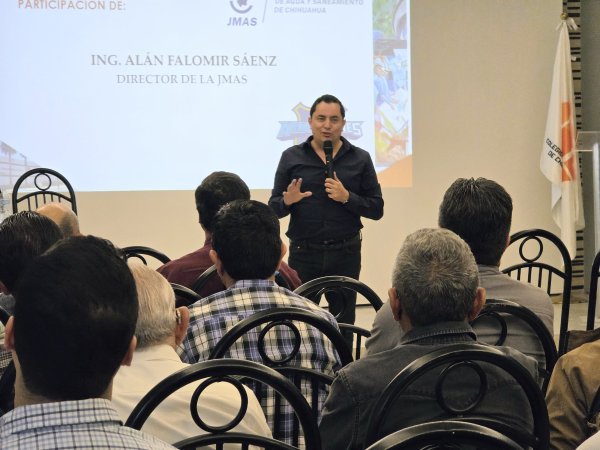Comparte JMAS Chihuahua proyectos realizados en la actual administración con el Colegio de Ingenieros Civiles
