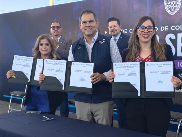 Encabeza Gilberto Loya firma de convenio del programa Sendero Seguro en Ciudad Juárez