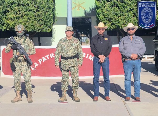 Encabeza Fiscal Noroeste operativo de prevención y disuasión de delitos en el municipio de Madera