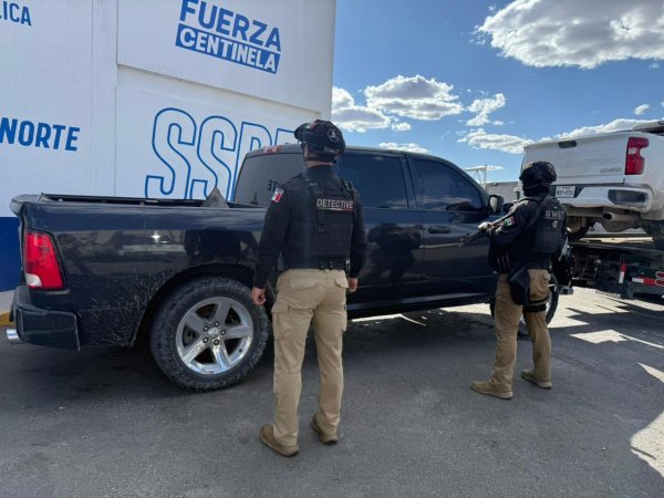 Operativo de la SSPE logró asegurar vehículos robados en el municipio de Práxedis